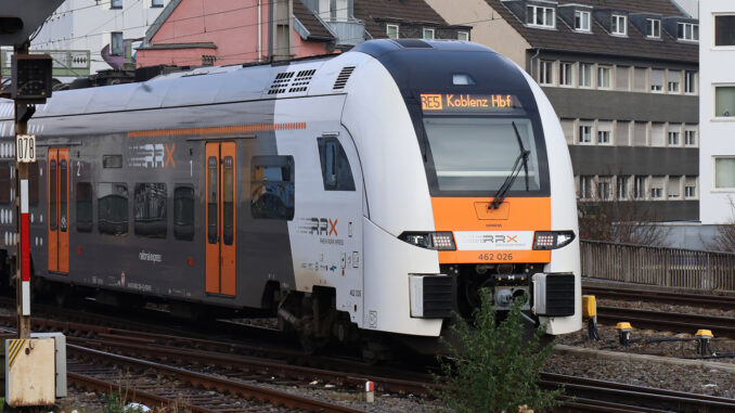Rhein-Ruhr-Express (RRX): Heute wegen Hitze zwischen 13 und 19 Uhr gestrichen. Bild: Christian Schön - Wetterchen.de